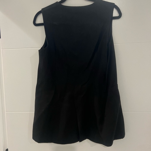 Reformation Casey Vest in Black Size M - Picture 3 of 4
